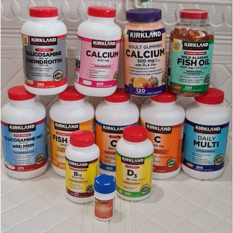 KIRKLAND SIGNATURE FISH OIL 1400MG WILD ALASKAN 230 SOFTGEL // KIRKLAND MINYAK IKAN