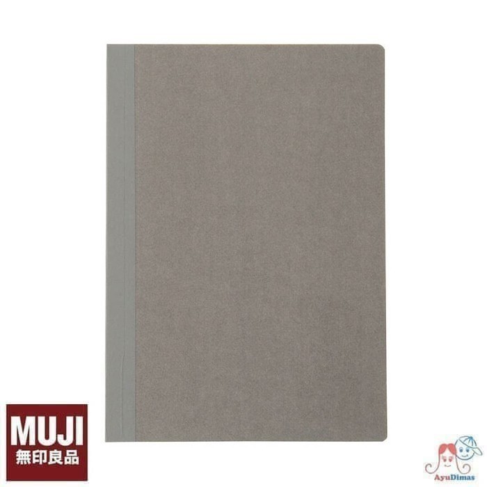 

THOS MUJI OPEN-FLAT Grid Notebook / Note Book - Buku Notes kotak / catatan - DEFECT COVER A5