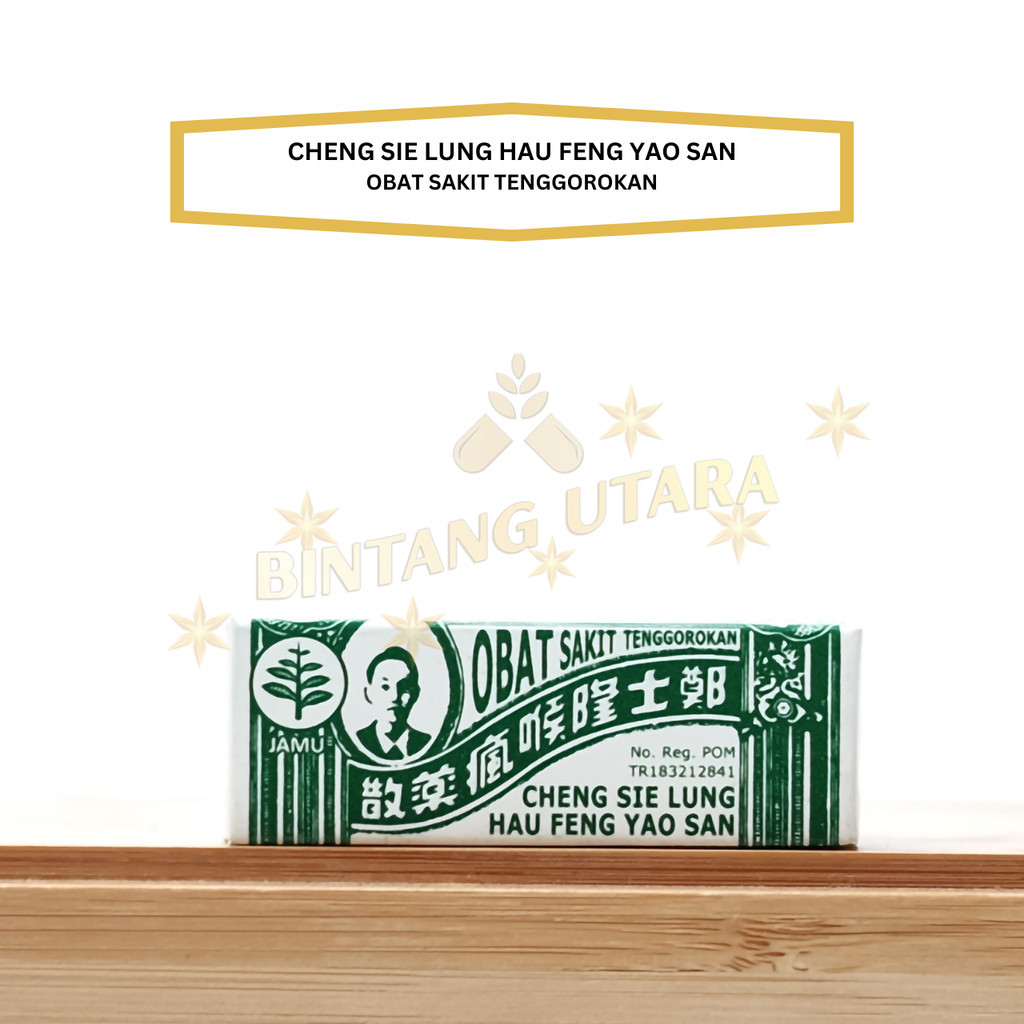 Hau Fung San Cheng Sie Lung Obat Sariawan Sakit Tenggorokan Heu Fung San