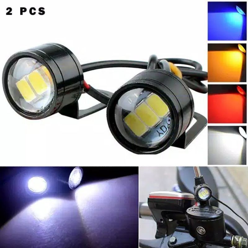 MATA ELANG lampu mata elang led sepasang mata elang lampu led kolong 12volt universal