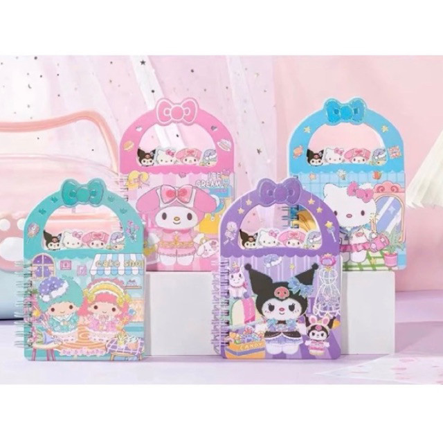 

COD NOTEBOOK SANRIO / CATATAN CHARACTER SANTIO KUROMI HELLO KITTY MY MELODY LUCU / NOTEBOOK SEKOLAH / NOTEBOOK UNIK / CATATAN BINDER KARAKTER ANAK