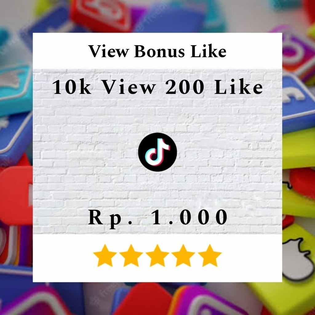 

[Non Drop] View TikTok Bonus Like Permanen Bergaransi