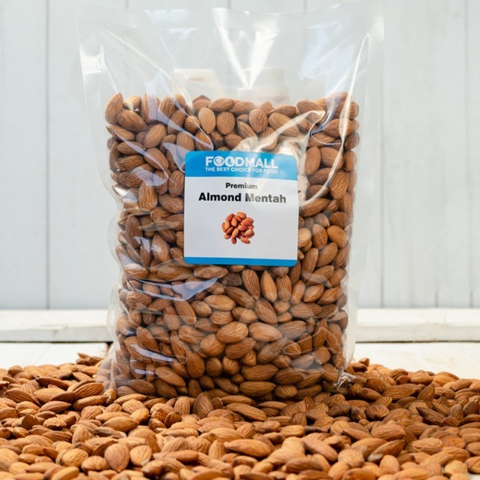 

AD Kacang Almond MENTAH Utuh 1 kg PREMIUM