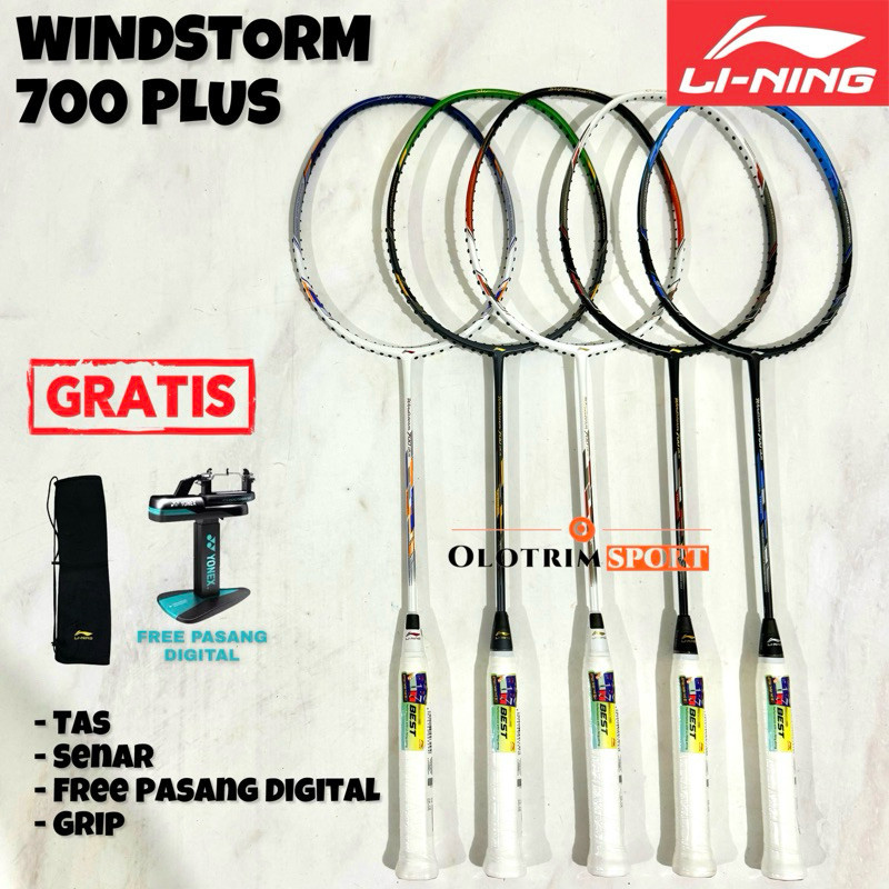 Raket Badminton LINING WINDSTORM 700 PLUS 100% ORIGINAL LINING