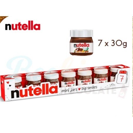 

NUTELLA WORLD MINI JARS 30gr x 7 SELAI COKELAT BEST SELLER BEST SELLER!!!