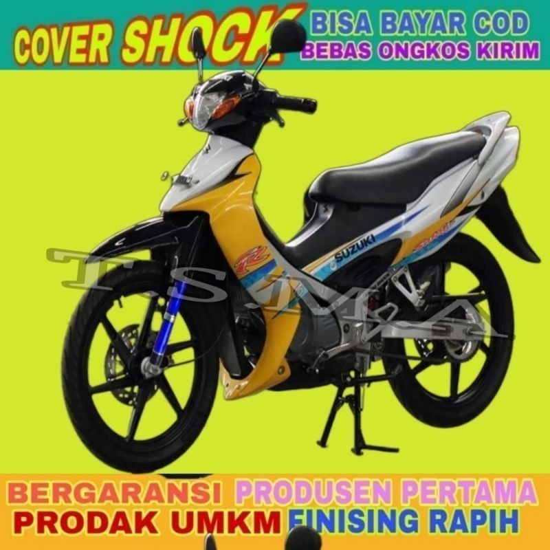 Aksesoris Motor Satria 2 Tak Satria Hiu Suzuki Satria Cover Shock