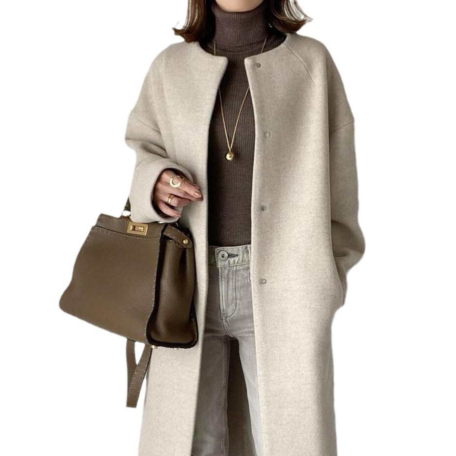 long coat wanita korea musim dingin / blazer lengan panjang wanita coat wanita premium