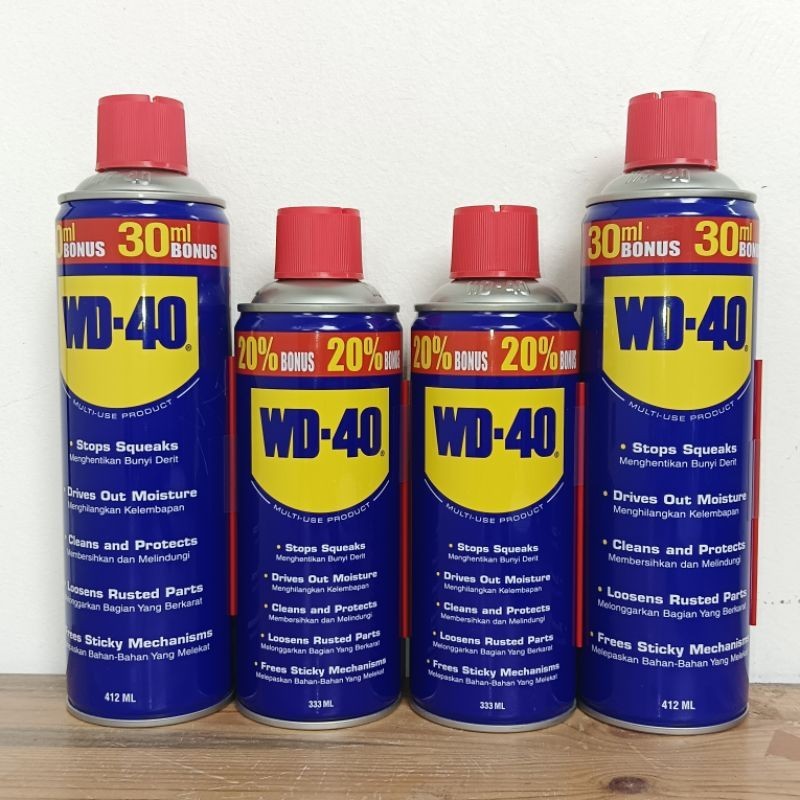 pelumas WD 40 WD-40 penetrating oil pelumas anti karat wd 40 412 ML wd40  333ML wd pelumas anti kara