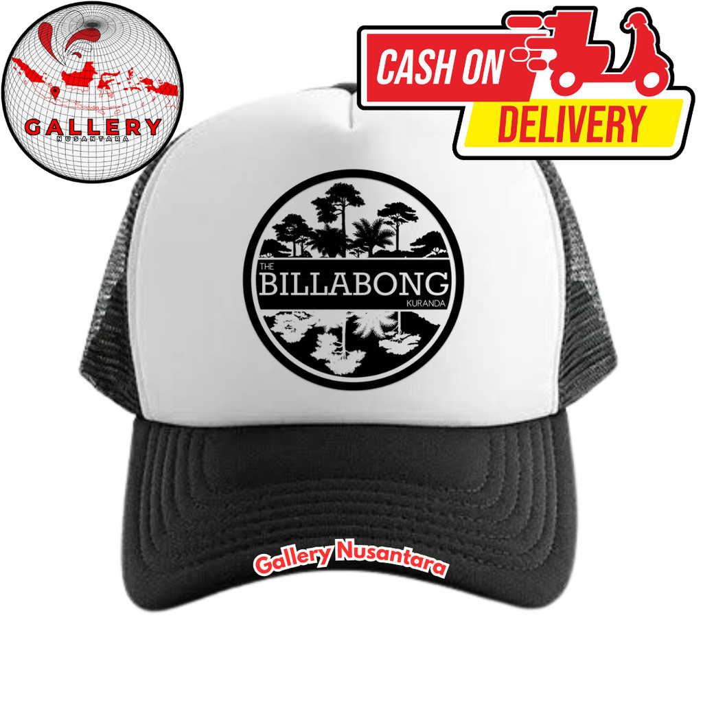 Gallery Nusantara Topi Trucker BILLABONG - Topi Distro BILLABONG Logo - Topi BILLABONG Premium - Top