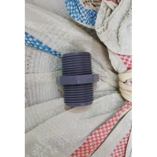 Double Neple pvc 1"/ Dobel nepel/ double nepel pvc 1"