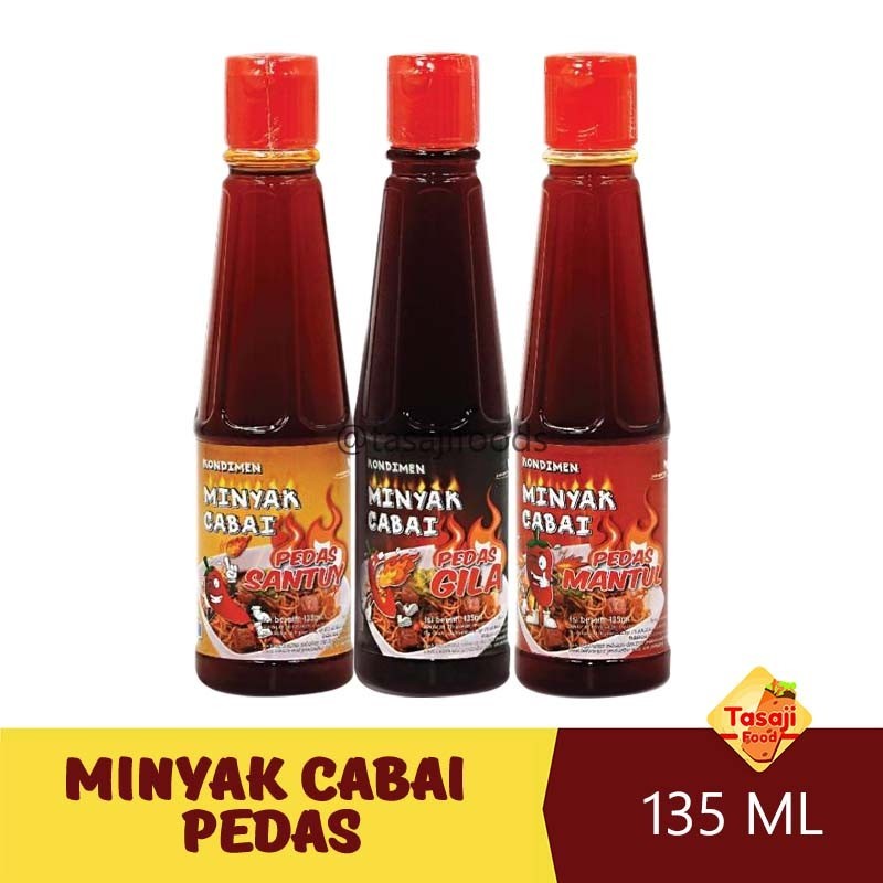 

Minyak Cabai Kondimen 135ml Pedas Gila Pedas Santuy Pedas Mantul