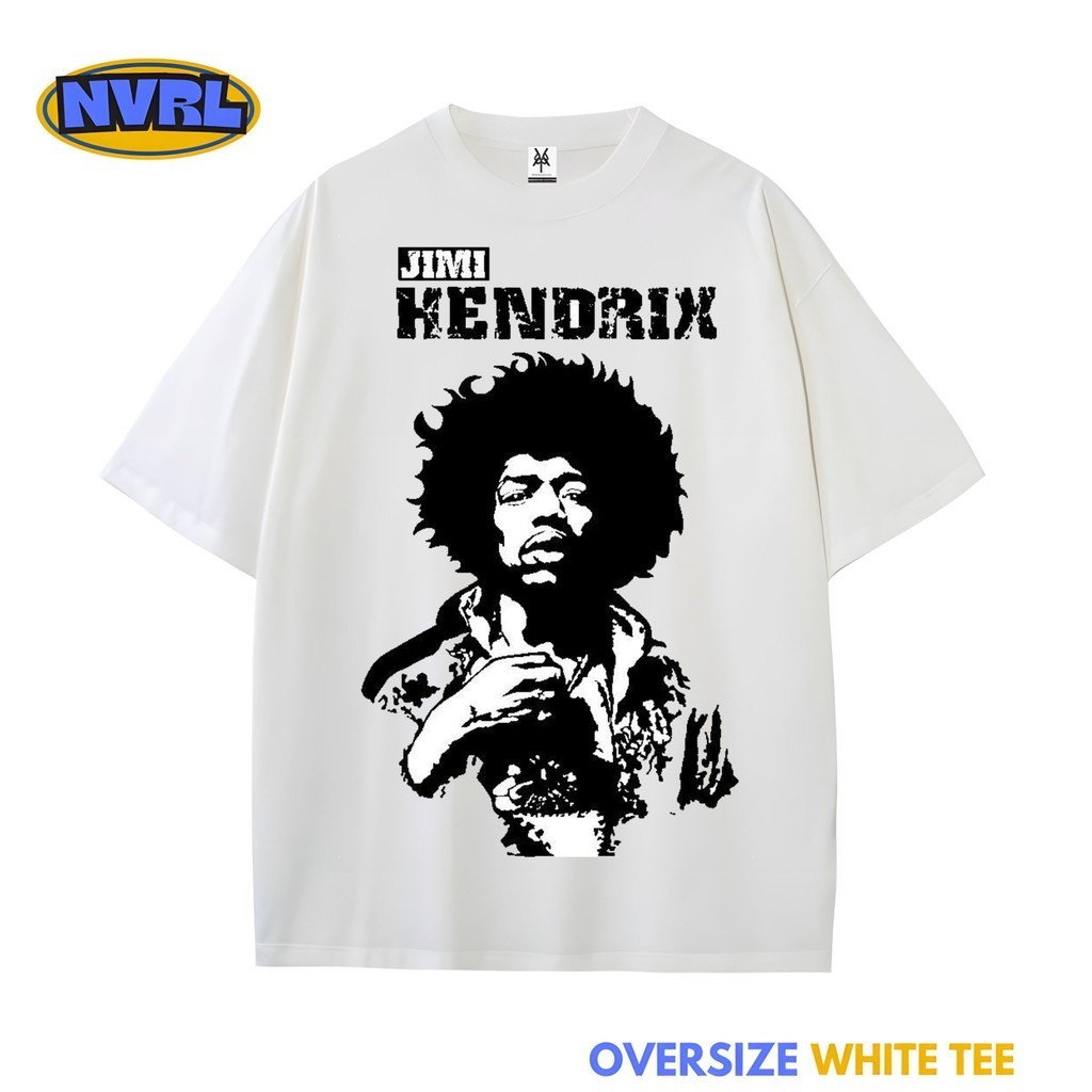 Kaos oversize band jimi Hendrix vintage tee