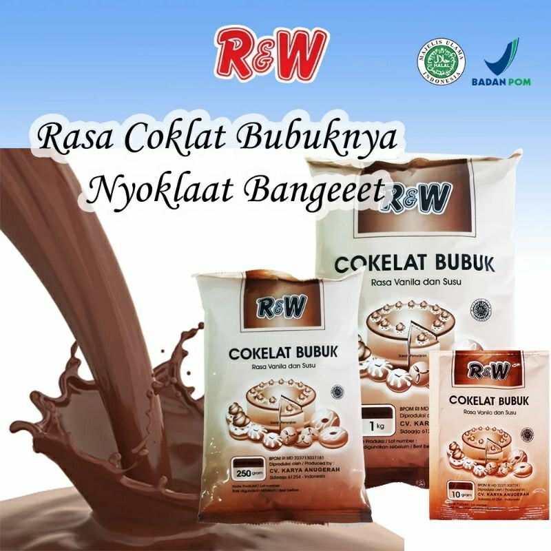 

Cokelat Bubuk Rajawali 10gr Sachet