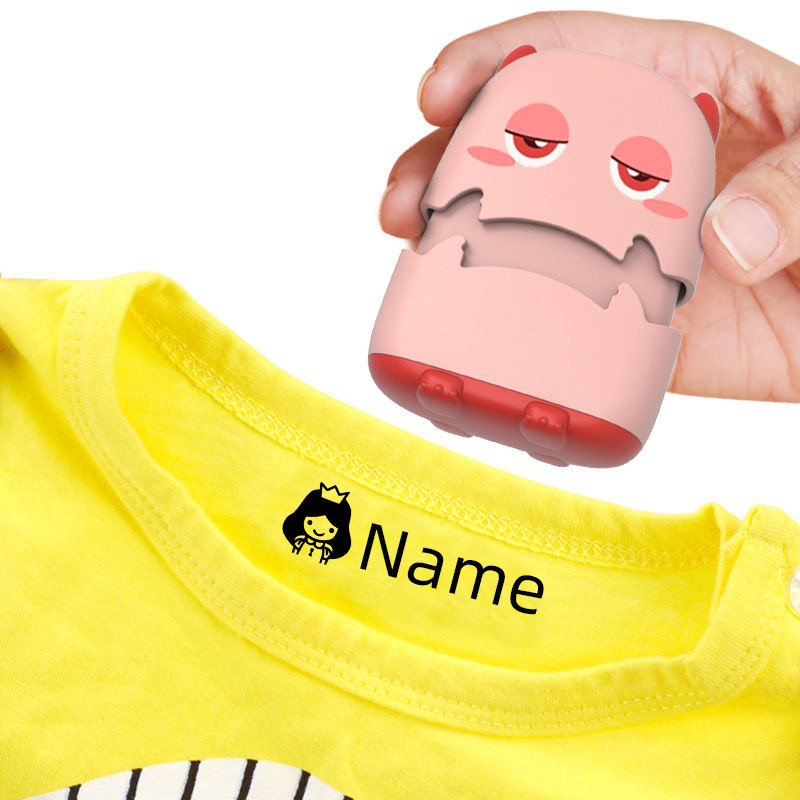

Custom-Made Baby Name Stamp DIY For Children Name Seal Student Clothes Chapter Not Easy To Fade Security Name Stamp Sticker
