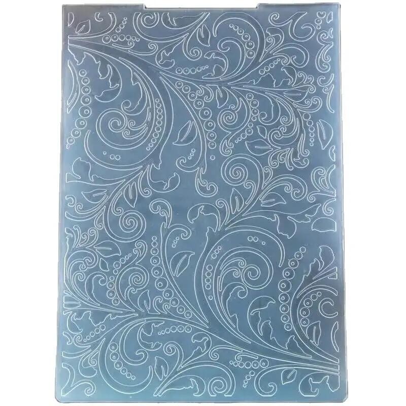 

Merry Christmas Leaves Drawing stencil Embossing Folder for Card Making Floral DIY Plastic Scrapbooking Photo Album Card