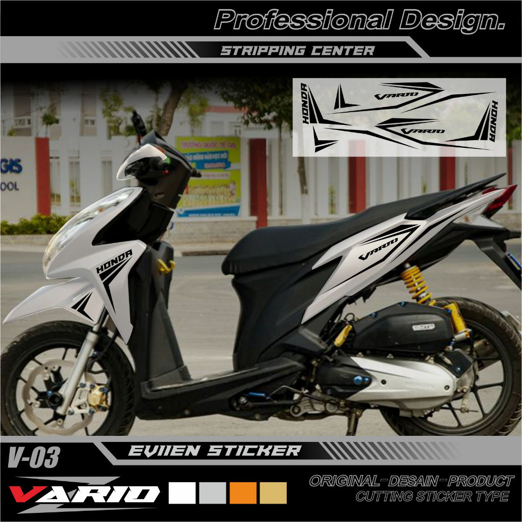 STRIPING VARIO 125 OLD STRIPING VARIASI VARIO 2012 2013 2014 STICKER