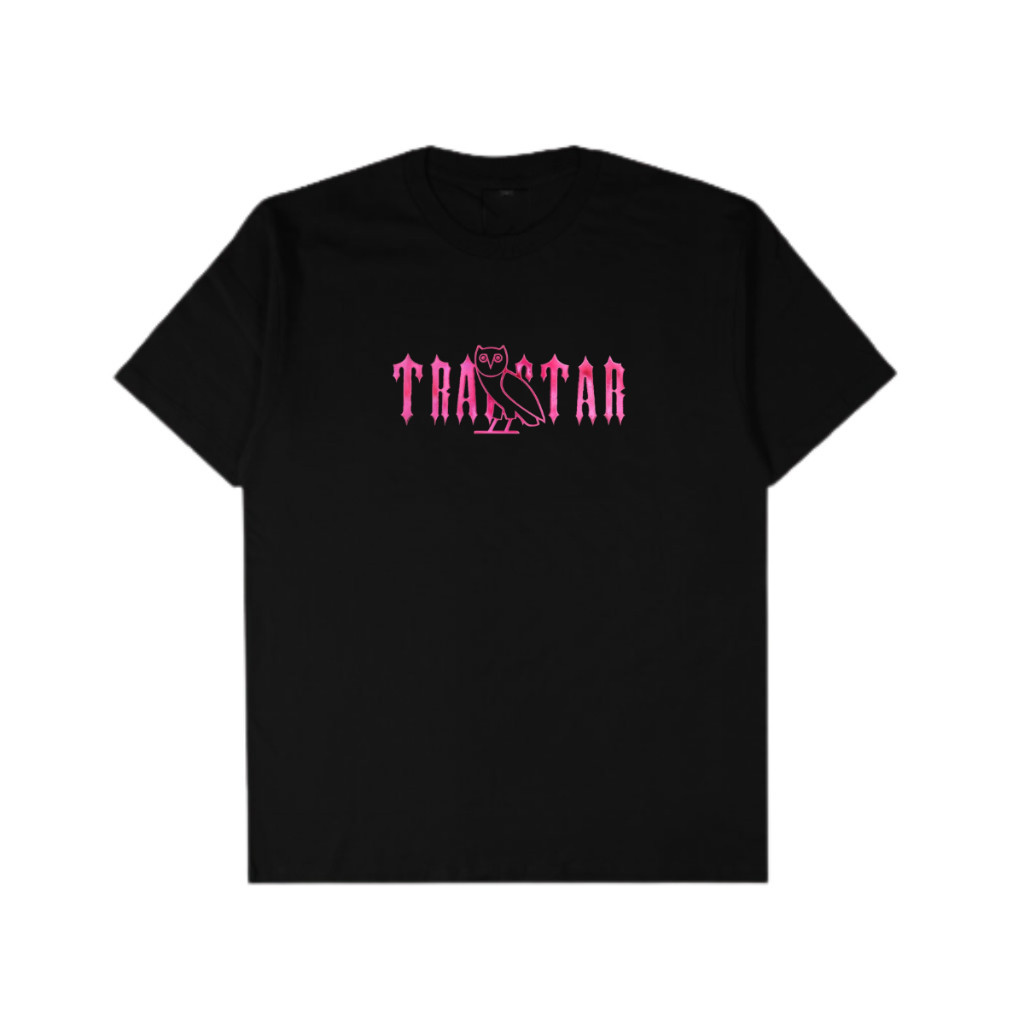 Kaos Trapstar Logo Art - Kaos T shirt Black Pink Pria Wanita Dewasa - Trapstar Logo