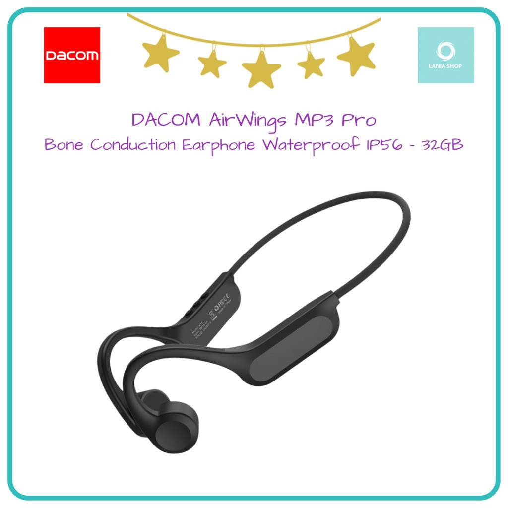 DACOM AirWings MP3 Pro - Bone Conduction Earphone Waterproof IP56