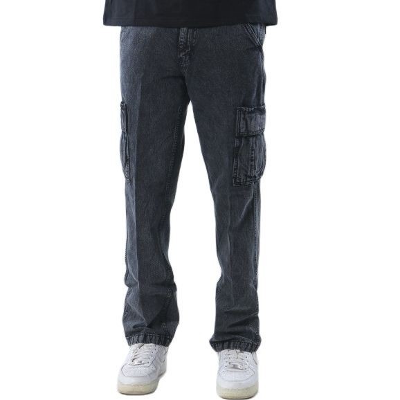 Celana Panjang Cargo Kempol Pria Bahan Jeans JUMBO REGULER