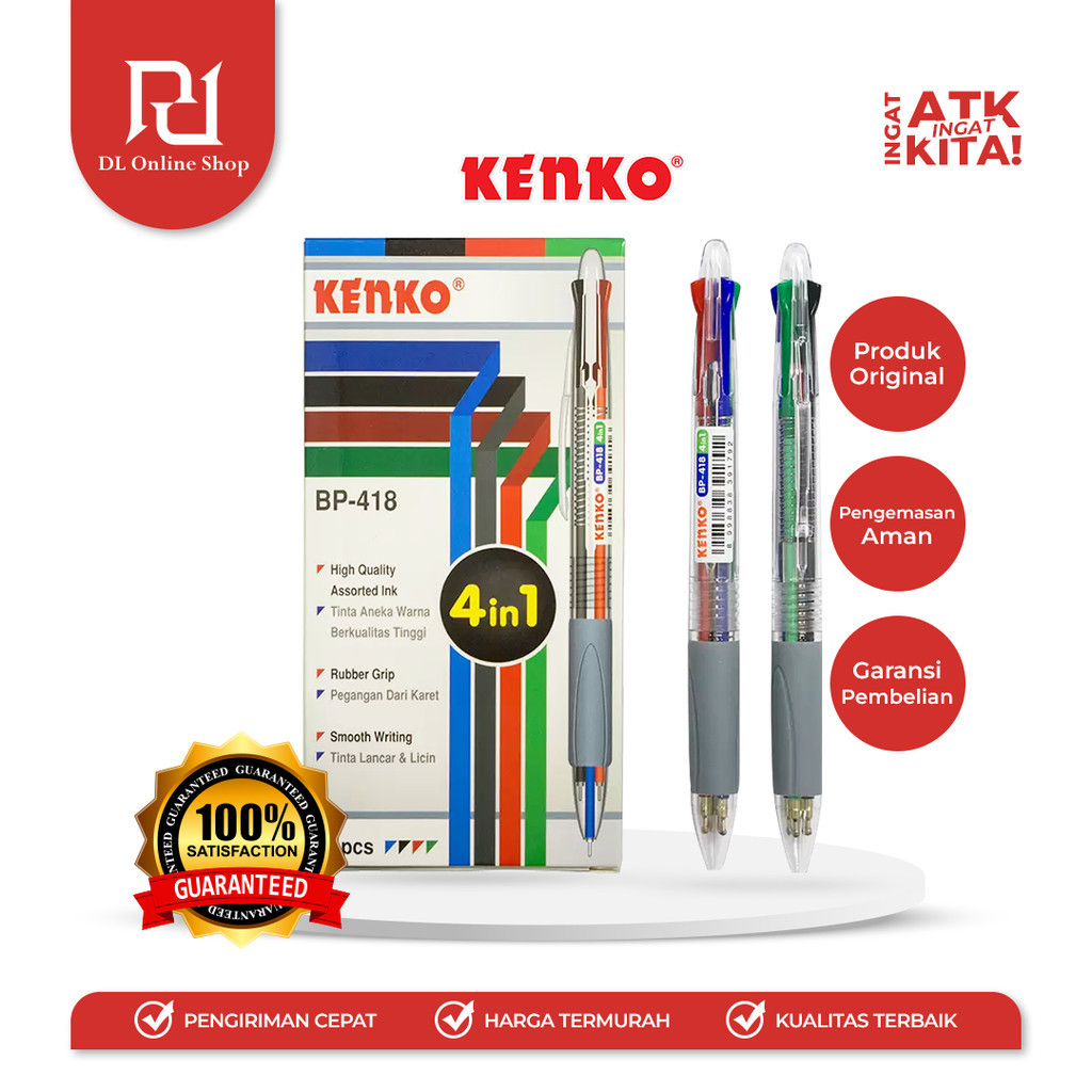 

KENKO PULPEN 4IN1 BP-418 (1PC)