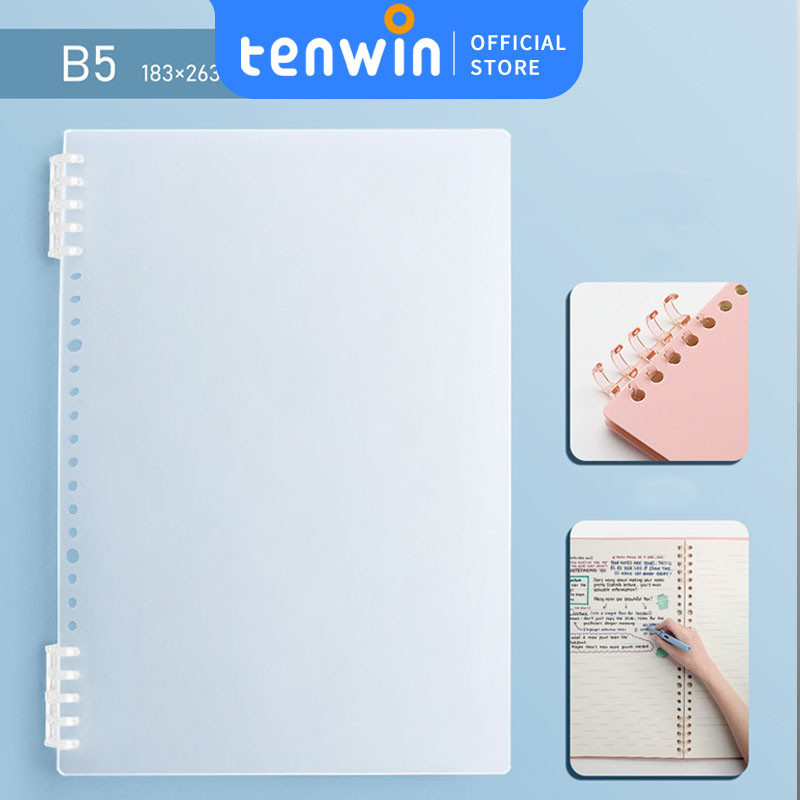 

Tebal Buram Untuk Binder Ukuran A5 B5 Cover Sampul Loose Leaf Bahan Mika Tebal Buram Untuk Binder Ukuran A5B5-tenwin offical