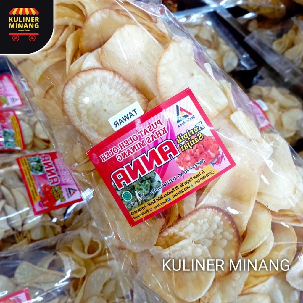 

Kuliner Minang Sanjai Manis Anna Oleh-Oleh Asli Cemilan Kampung Makanan Khas Payakumbuh Padang Jajanan Snack Kabau AX00