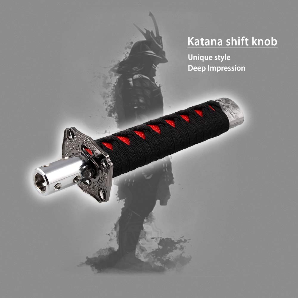 Knop Perseneling Mobil Universal Katana Samurai Sword Shift Knob Shifter Dengan Adaptor Gear Shift K