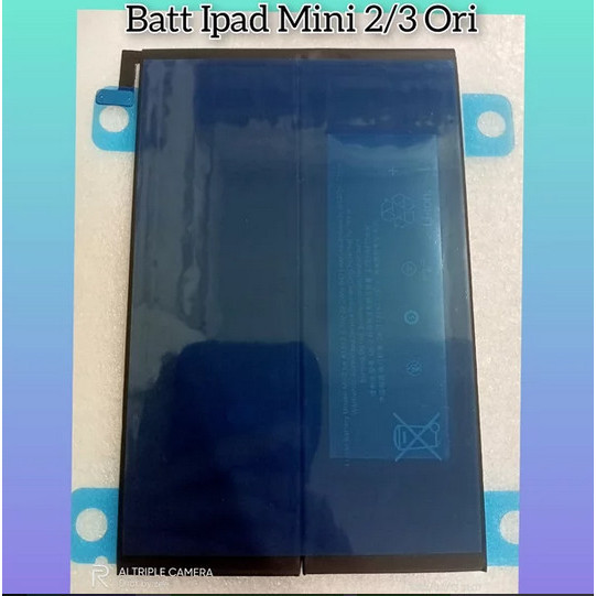 Battery Baterai Batt Ipad Mini 2/3 Ori Batre Ipad Mini 2/3 Original