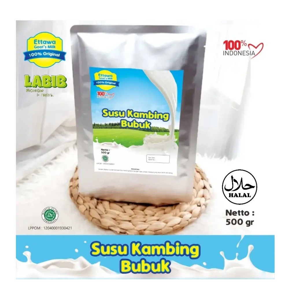 

COD Ettawa Goat's Milk | Susu Kambing Bubuk Kaya Akan Manfaat 500gr kemasan silver Asli 100% Original I SUSU BUBUK ORIGINAL