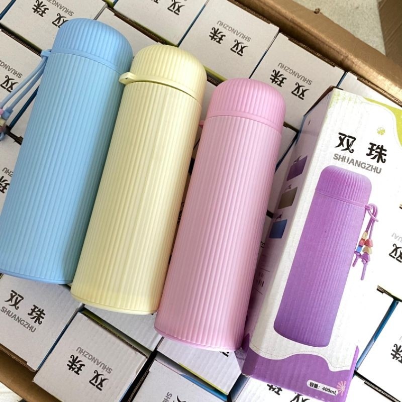 Botol Minum Kaca Macaron Sweet Botol Minum Aesthetic Tumblr Aesthetic Tumblr Kekinian Pakai Box