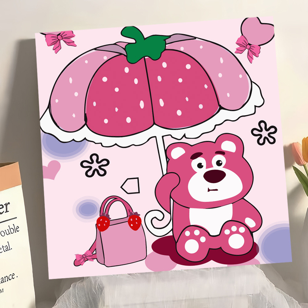 

Disney Coloring By Numbers Lots-O-Hin Drawing By Numbers Villains Cartoon Painting Toy Story Unique Handmade Gift