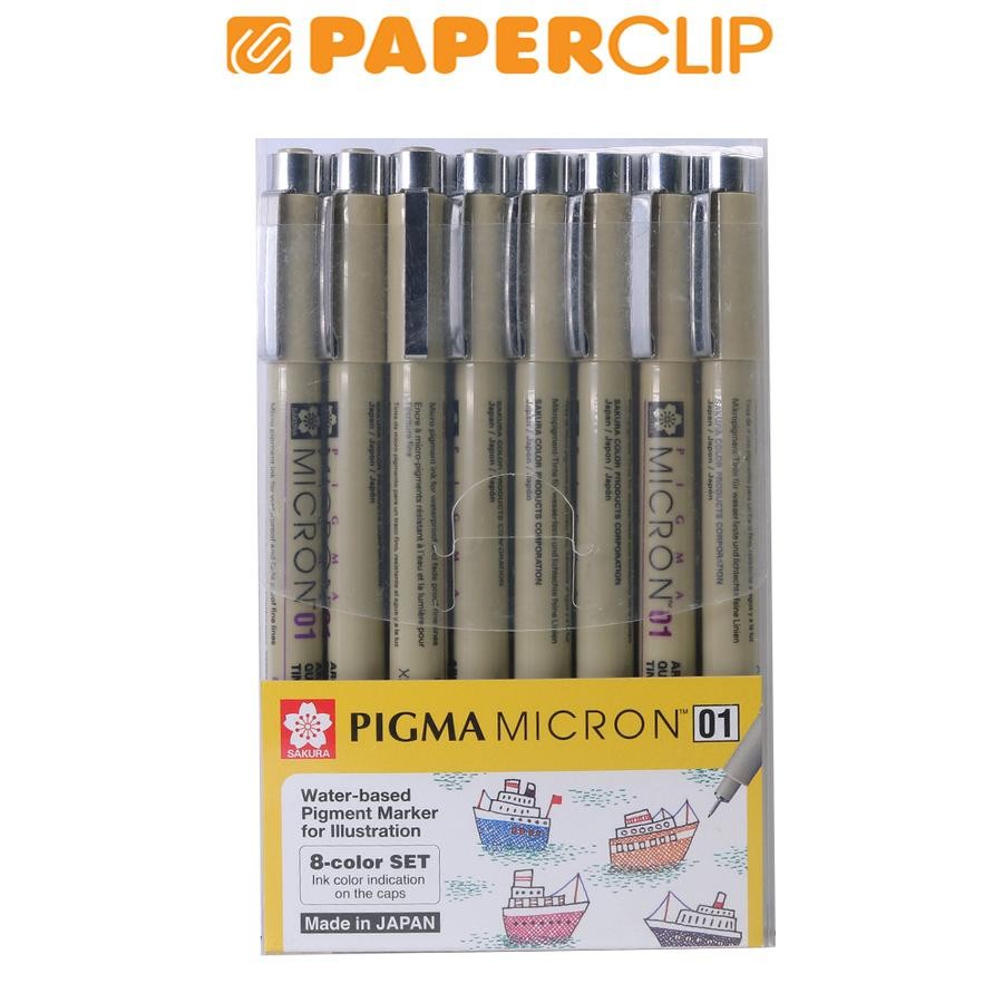 

BALLPOINT SAKURA PIGMA MICRON 01 XSDK01-8 8C
