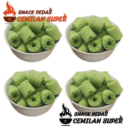 

CIKI SIP CIKIBUL PANDAN 100gr Wafer Stik Ciki Ngebul Warna Warni