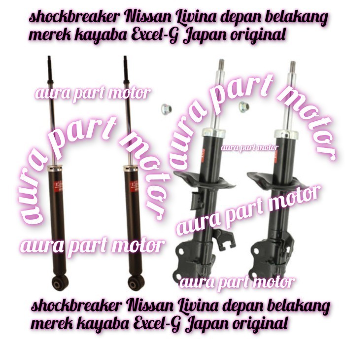 shock breaker KAYABA EXCEL G NISSAN GRAND LIVINA DEPAN BELAKANG kayaba