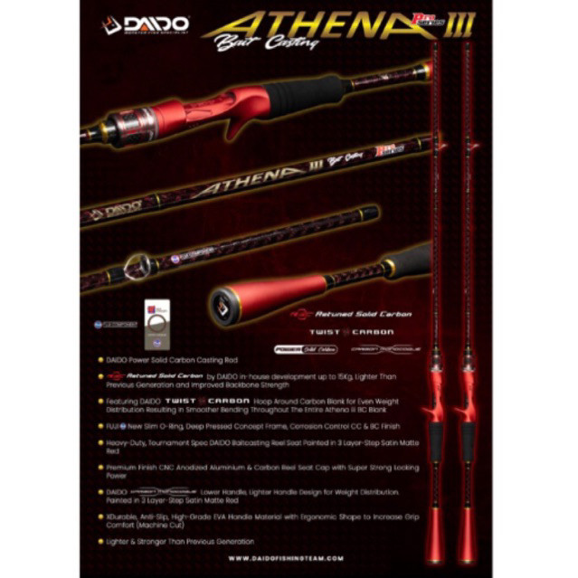Joran Baitcasting Bc Daido Athena 3 lll Pro Series