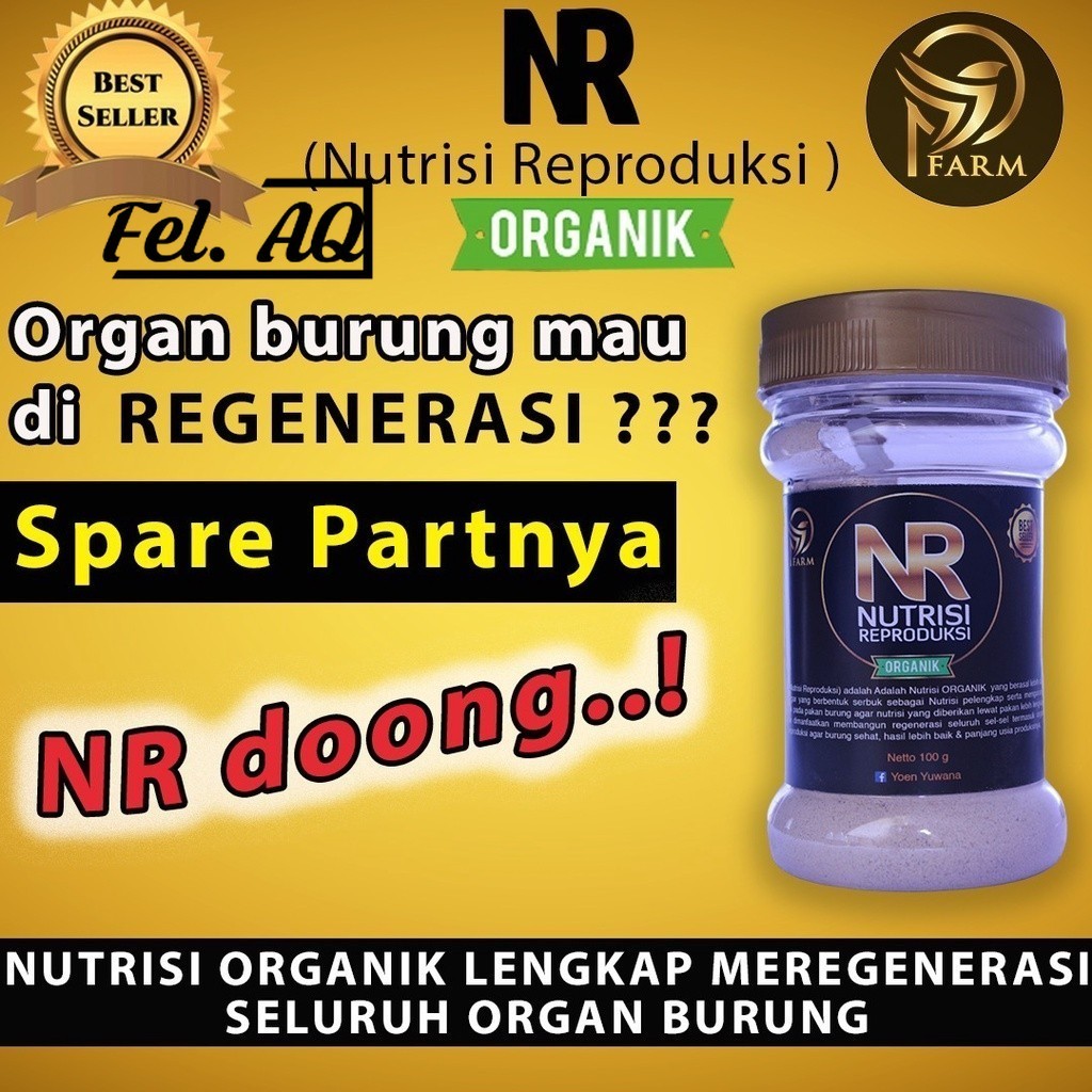 NR NUTRISI REPRODUKSI UNTUK MURAI BATU DAN BURUNG LAINNYA MURAH BERKUALITAS