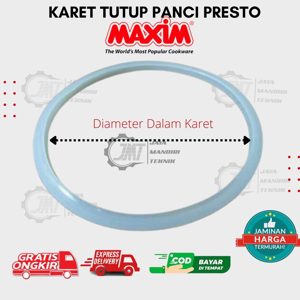 KARET PANCI PRESTO PRESURE MAXIM 4LITER 7LITER 8LITER 10LITER 12LITER