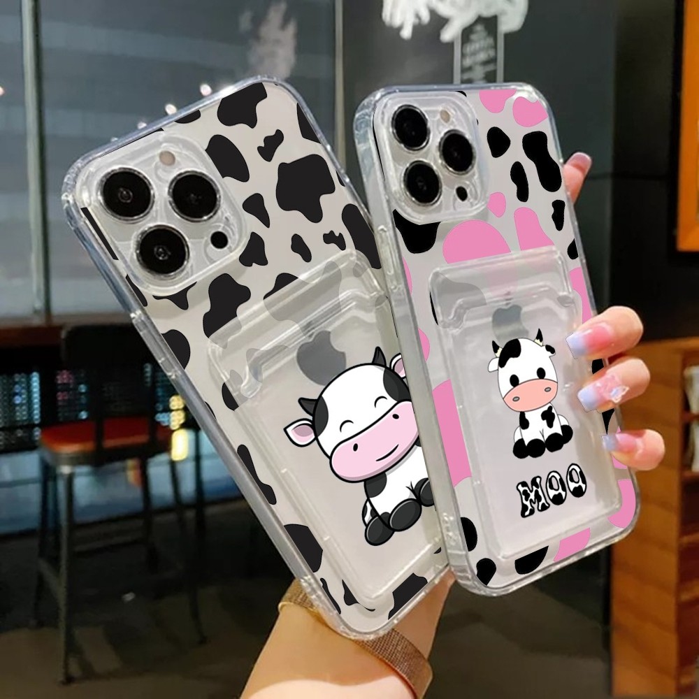 ALL TYPE CASE CARD SLOT MOTIF COW UNTUK REALME C25 REALME C11 2021 REALME C31 REALME C20 REALME C21Y