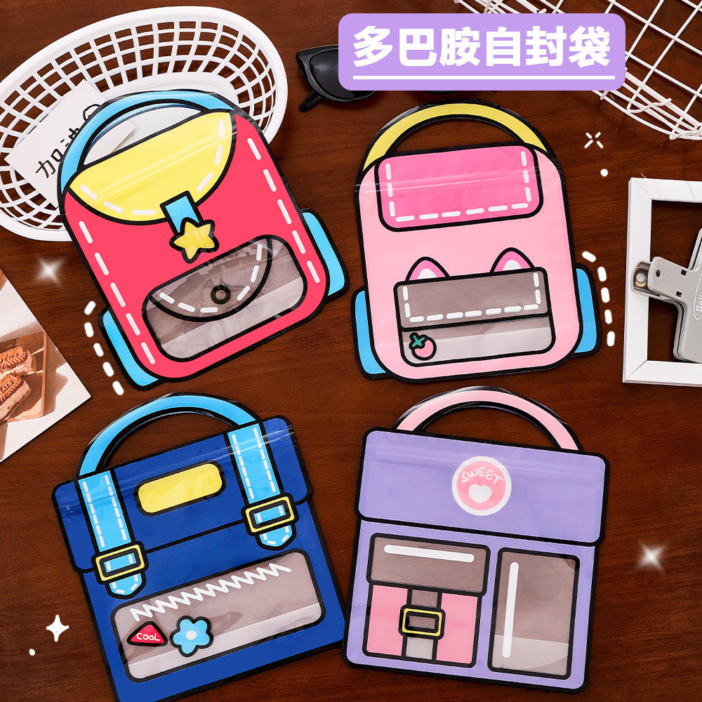 

(LUCKY24) PLASTIK ZIPLOCK MODEL TAS LUCU / PLASTIK BINGKISAN ULTAH LUCU