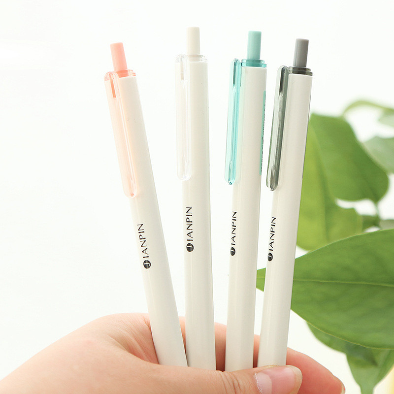

simple 0.5mm gel pen series learning office signature pen press black pen GP9060