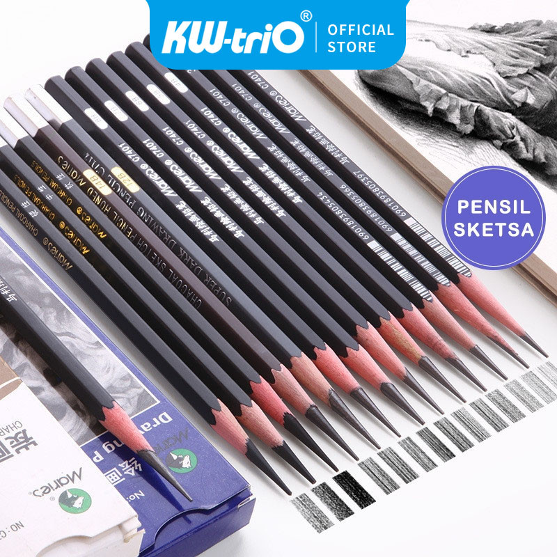 

Maries Charcoal Pencils Pensil Sketsa Orang/Charcoal Sketch/Shading Pencil/Maries Pensil Design Gambar