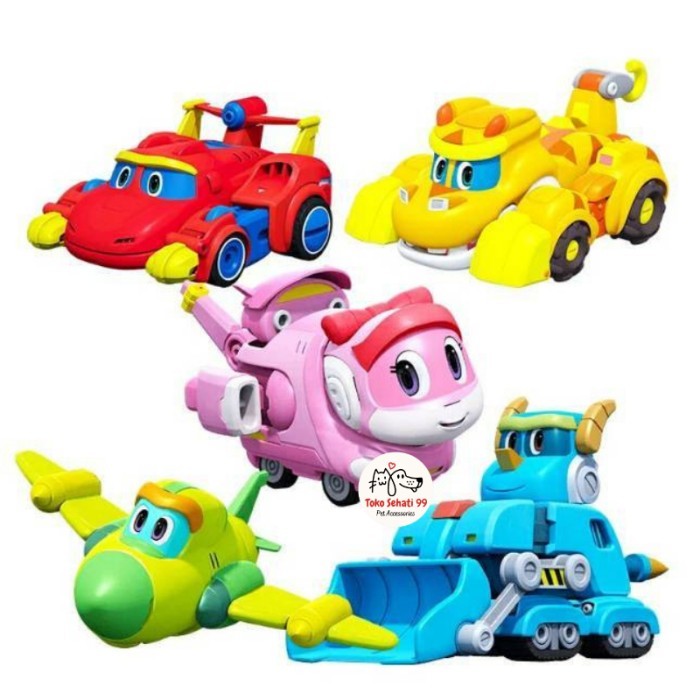 Set mainan dinosaur GOGO MOMO DINO isi 5 pcs