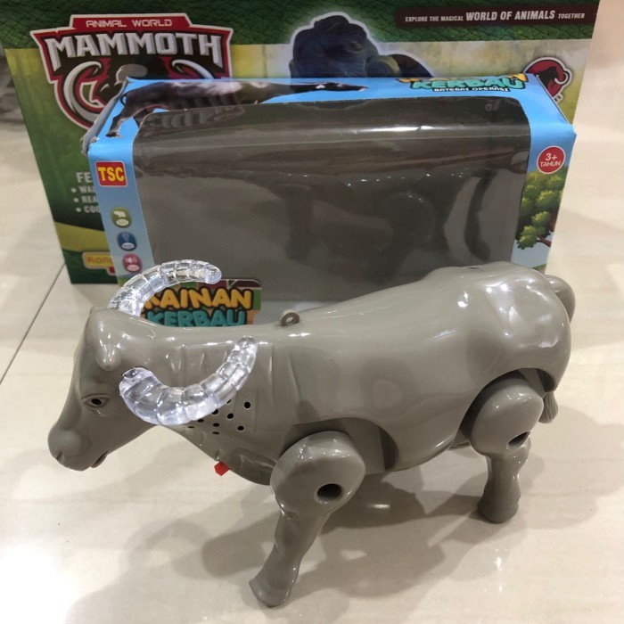 Mainan Kerbau anak berjalan dan suara - Kerbau Kecil
