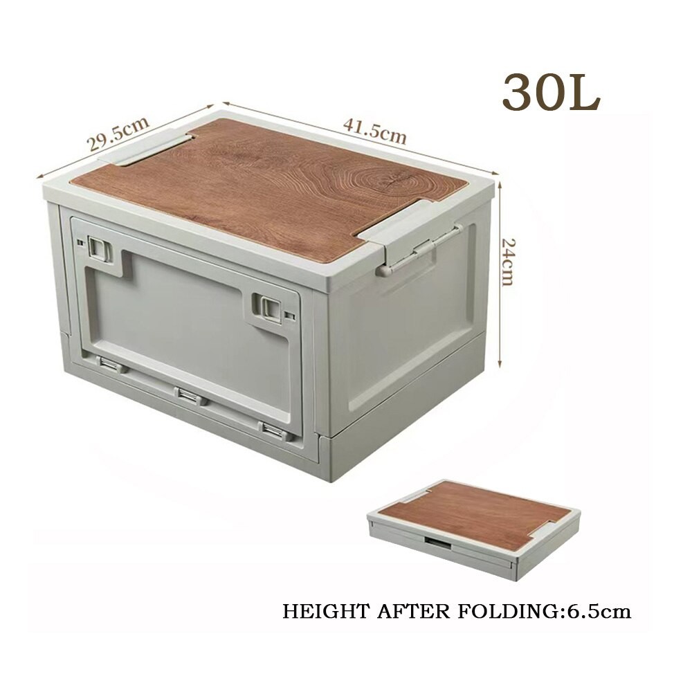 1pc Outdoor Camping Storage Box, Portable Large Capacity Folding Box, Multifunctional Storage Box Fo