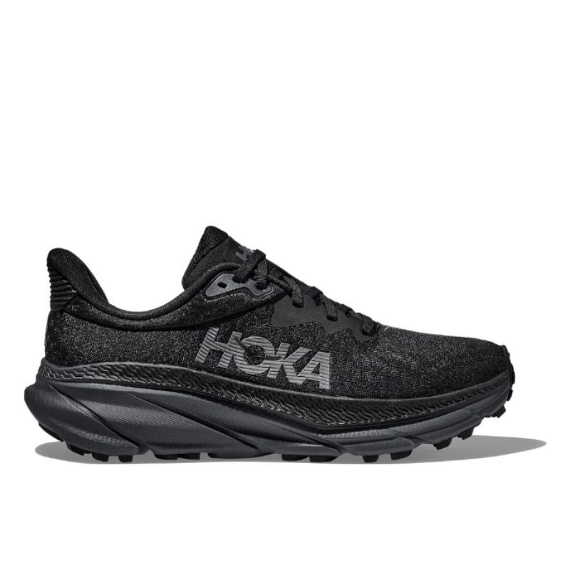 Sepatu Hoka Challenger ATR 7 Mens Trail Running Shoes Full Black