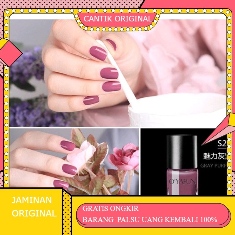 [Termurah] Oyafun peel off nail polish /kutek Halal Oyafun bisa dikupas