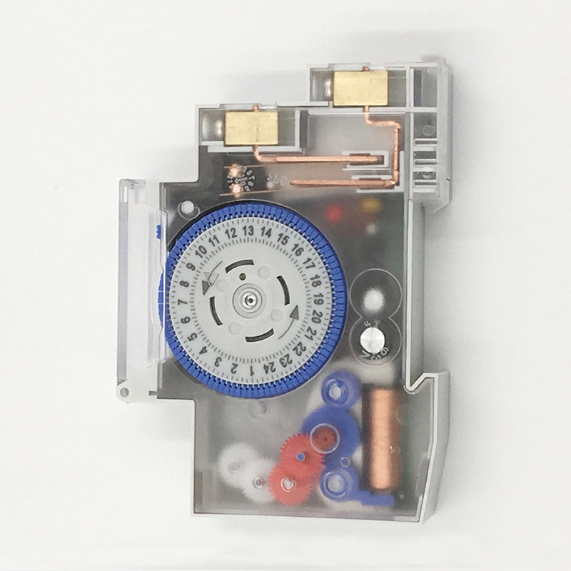 24 Hours Relay Analogues Electrical Programmable Timer Controller 100 Hours Battery Din Rail Mechani