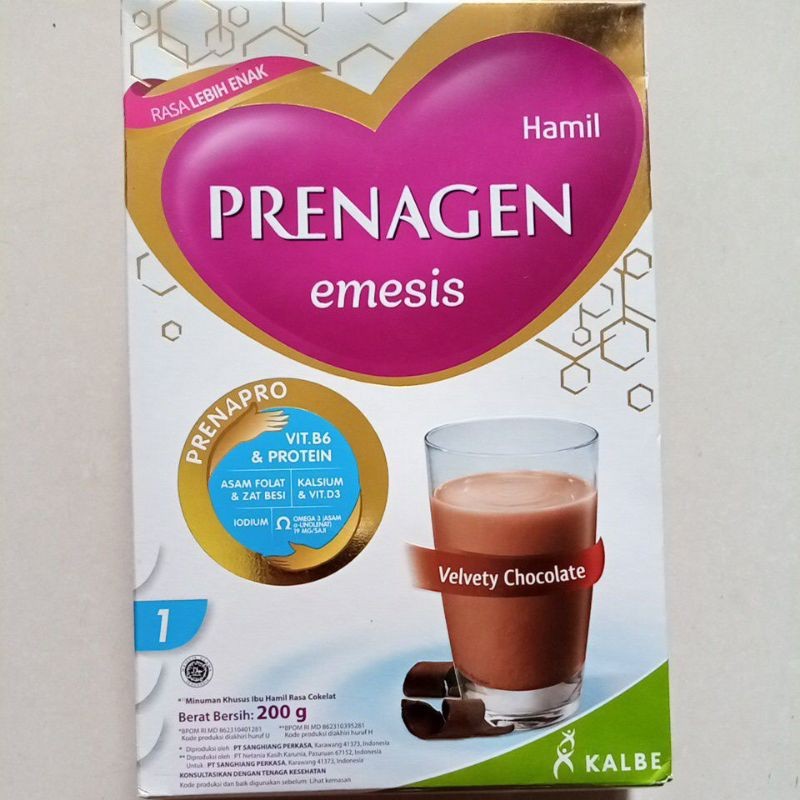 Susu Prenagen Emesis Valvety Chocolate 200 Gram