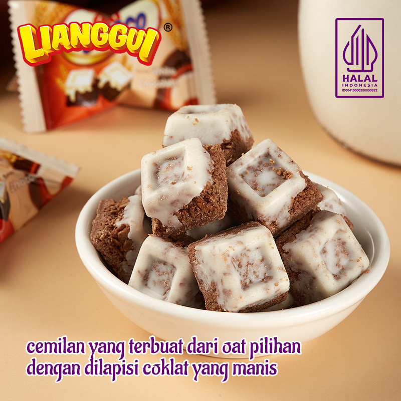 

[Permen kupas halal]Halal Lianggui Oat Choco Oatmeal Rasa Cokelat Oatmeal Rasa Cokelat Putih 90g Sereal Sehat CHOCO COCONUT/ STRAWBERRY/ CHOCO & MILK BURSTLURRY CRISPY & SWEET Wafer Bulat Salut Chocolate Cones Cones Chocolates Flavour Wafer Roll