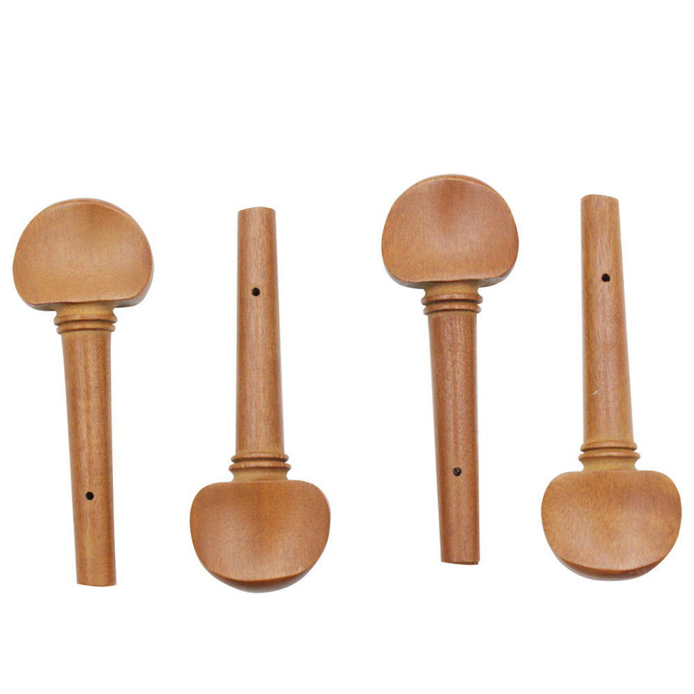 4pcs/set 4/4 Size Violin Fiddle Tuning Peg Set Wooden Replacement Violin Instrument Parts & Accessor